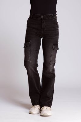 zhrill Zhroa cargo Black Denim D424580
