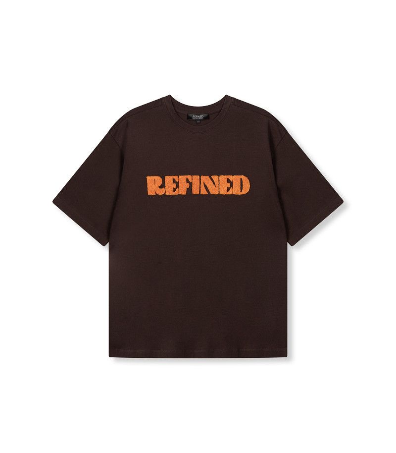 Refined ladies knitted refined t-shirt MAGGY brown R2408707462