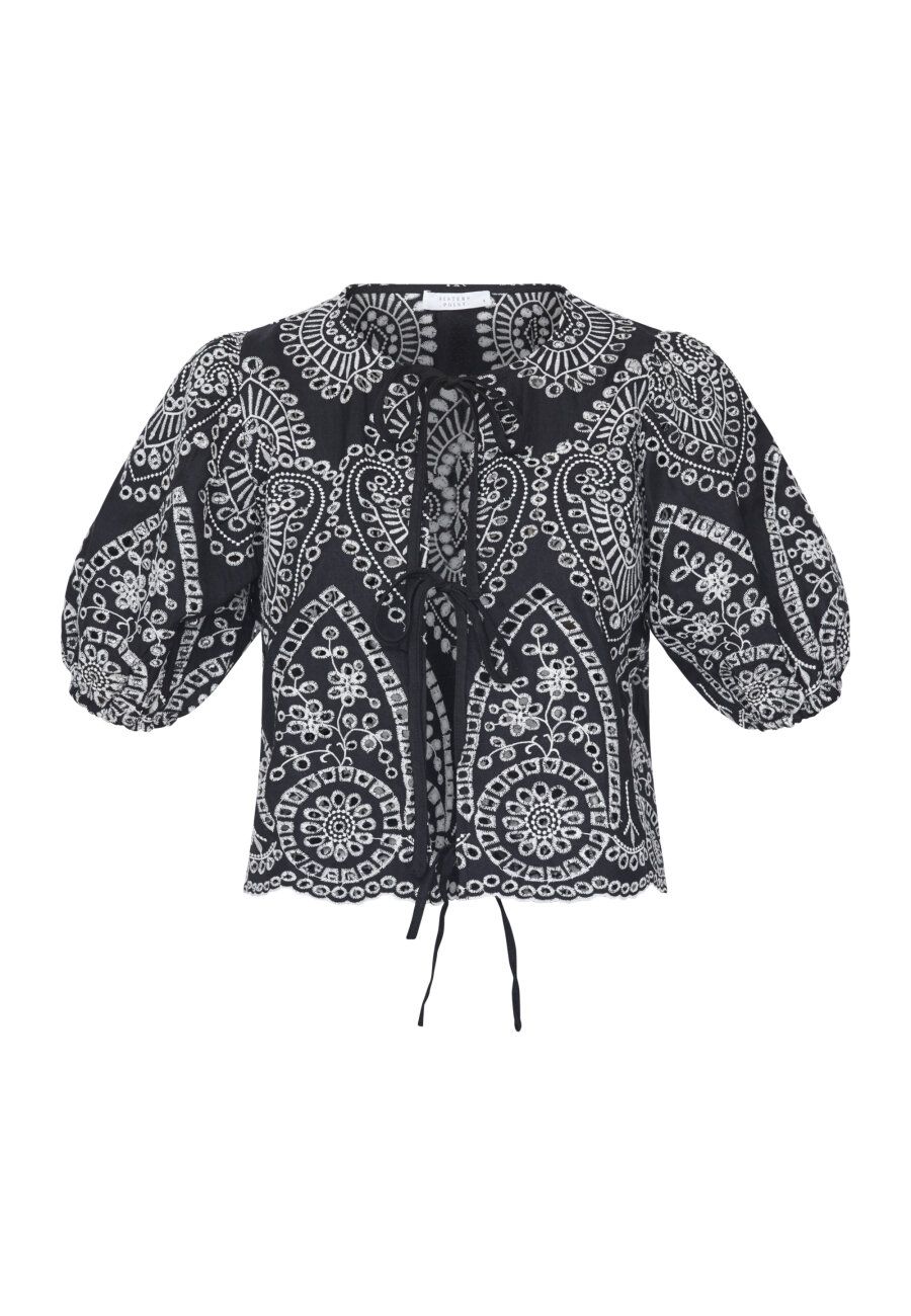 Sisters Point NELL-TOP2 Black/Cream 18029
