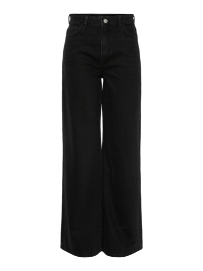 Pieces PCSELMA HW WIDE JEANS BL NOOS BC Black Denim 17151207