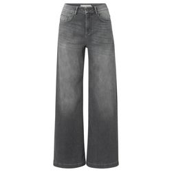 YaYa Extra wide leg denim - L34 MEDIUM GREY DENIM 01-311067-409