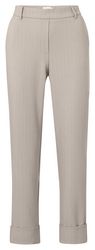 YaYa Soft pinstripe pantalon with s DOVE GRAY DESSIN 01-301146-409