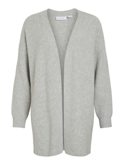 Vila VIKACHEL OPEN L/S KNIT CARDIGAN Light Grey Melange 14098983