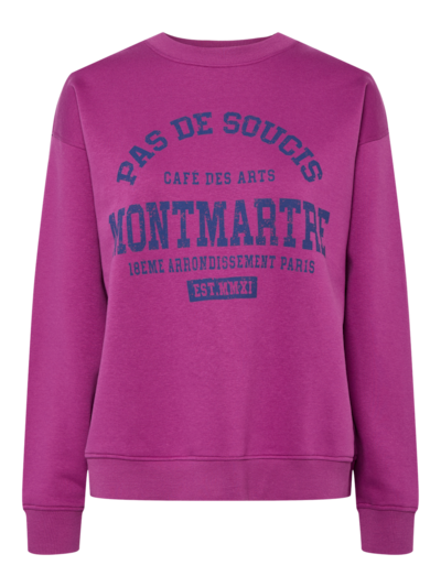 Pieces PCMAUDE LS SWEAT PWP MM Clover/Bellwether bl 17156962