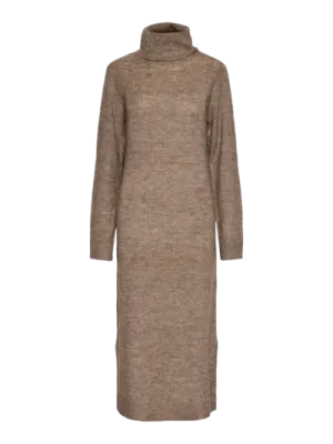 Pieces PCJULIANA LS ROLLNECK KNIT DRESS NO: Fossil 17126281