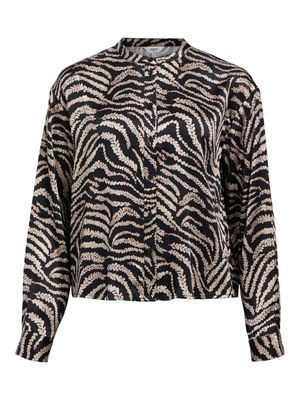 Object OBJSPINE LO L/S TOP 136 Black/White sand 23045537
