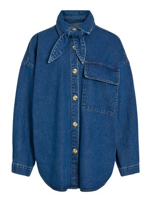 Vila VIKIMMI L/S DENIM SHIRT Medium Blue Denim 14106311