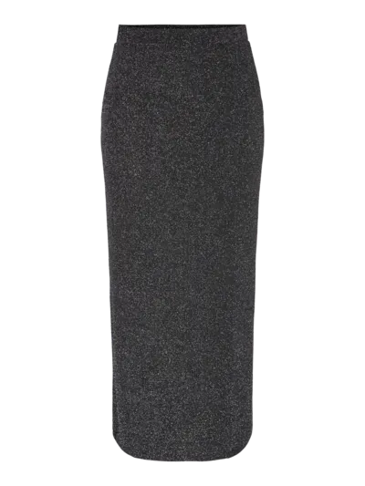 Pieces PCLINA HW ANKLE SKIRT MM JRS Maritime Blue 17150610