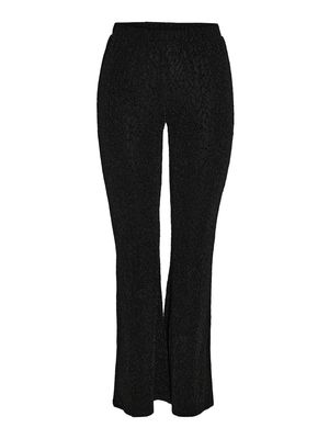 Noisy May NMGILLY PASA HW FLARED PANTS JRS Black/BLACK LUREX 27032437