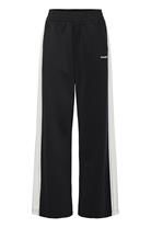 The Jogg Concept JCSIMA WIDE TAPE PANTS BLACK/WHITE 22800726