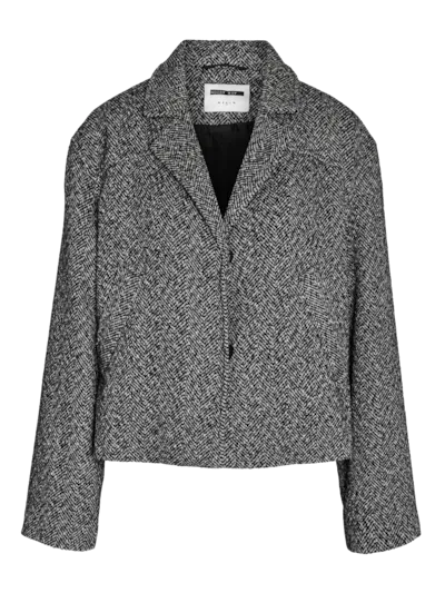Noisy May NMDALICIA L/S SHORT JACKET Black/GREY/PEARLED I 27031466
