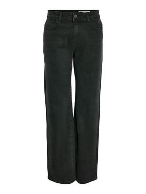 Noisy May NMYOLANDA NW WIDE JEANS BLACK FWD N: Black Denim 27029317