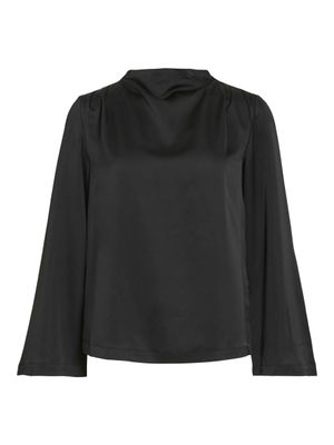 Vila VILUTTO HIGH NECK TOP/R Black Beauty 14102733