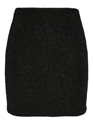 Noisy May NMGILLY HW LUREX MINI SKIRT JRS Black/BLACK LUREX 27032023