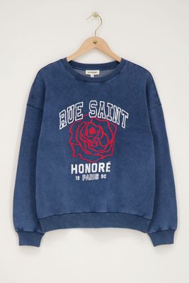 My Jewellery Rue Saint Honore rose sweater Dark Blue MJ11611