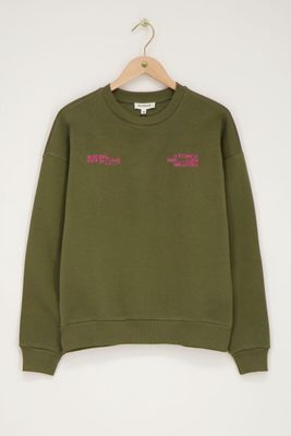 My Jewellery Head in the clouds sweater Green MJ11717