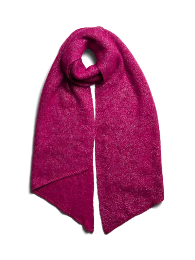 Pieces PCPYRON LONG SCARF LUREX NOOS BC Festival Fuchsia/SIL 17110447