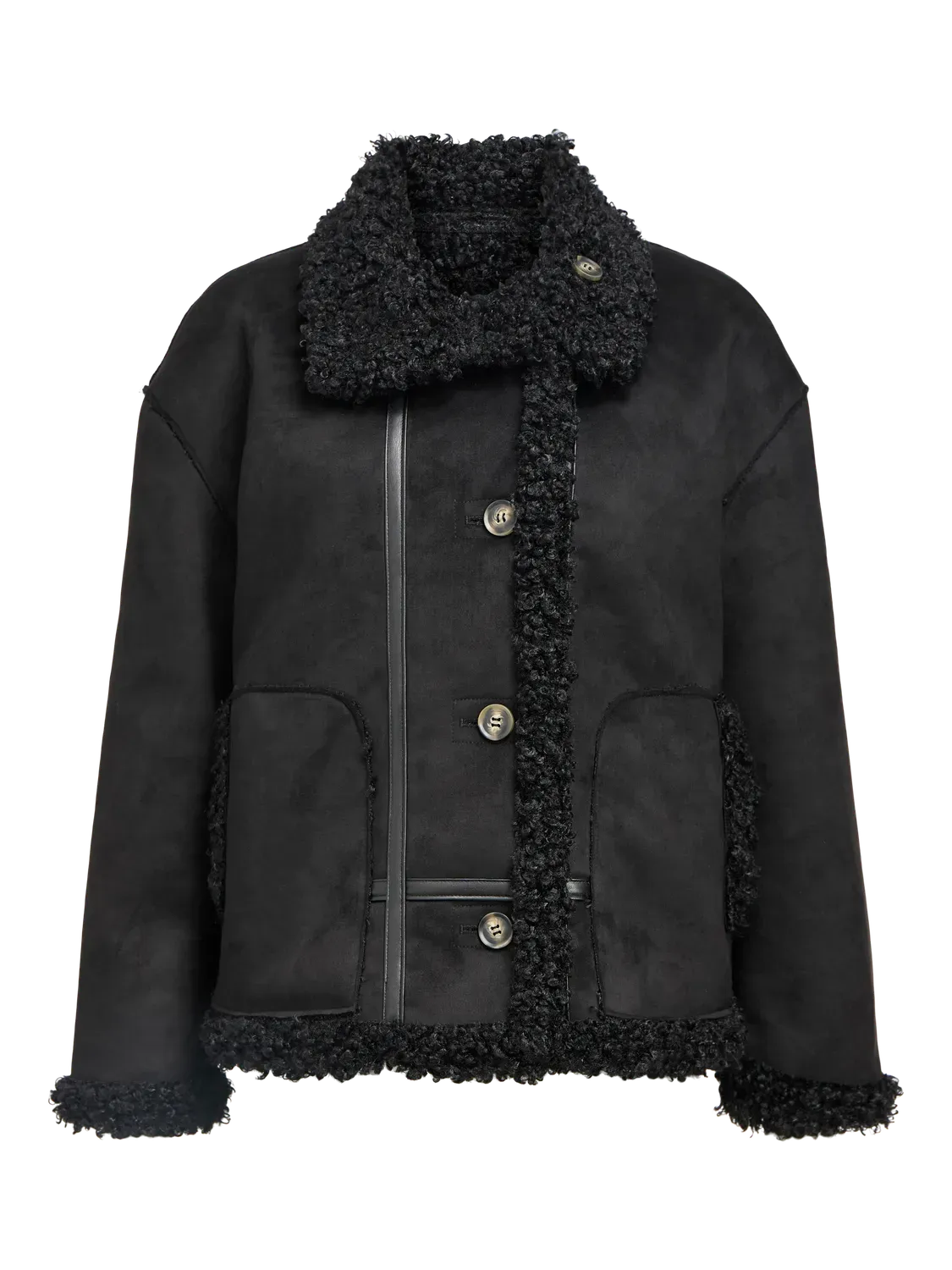 Object OBJOAKLYN RE JACKET 135 Dark Grey Melange/Brushed nick 23045232