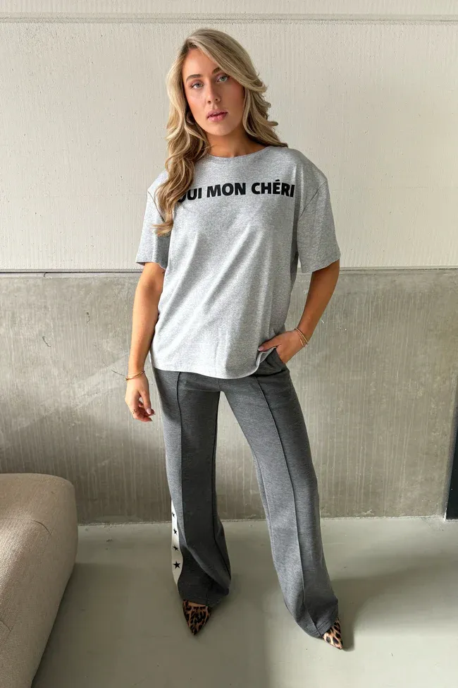 Ambika t shirt GREY quoi mon