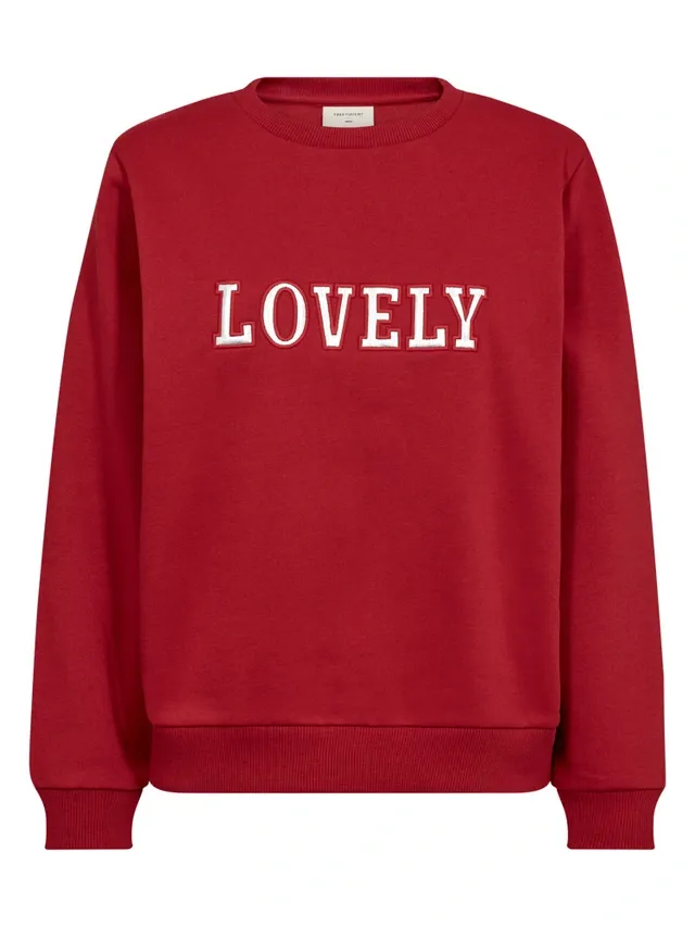 Freequent FQKAMELA-PULLOVER Chili Pepper w. Silver 205318