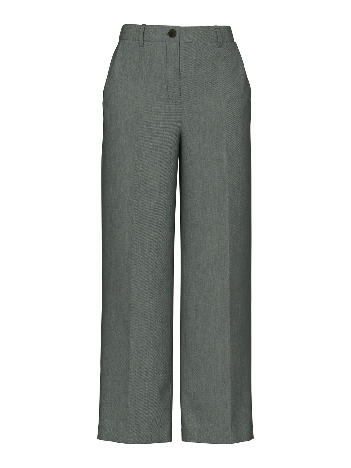 Pieces PCKAMIL HW WIDE PANT NOOS BC Dark Grey Melange 17155335