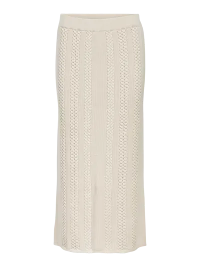 Object OBJREYNARD HW CABLE KNIT SKIRT DIV Silver Gray 23045599