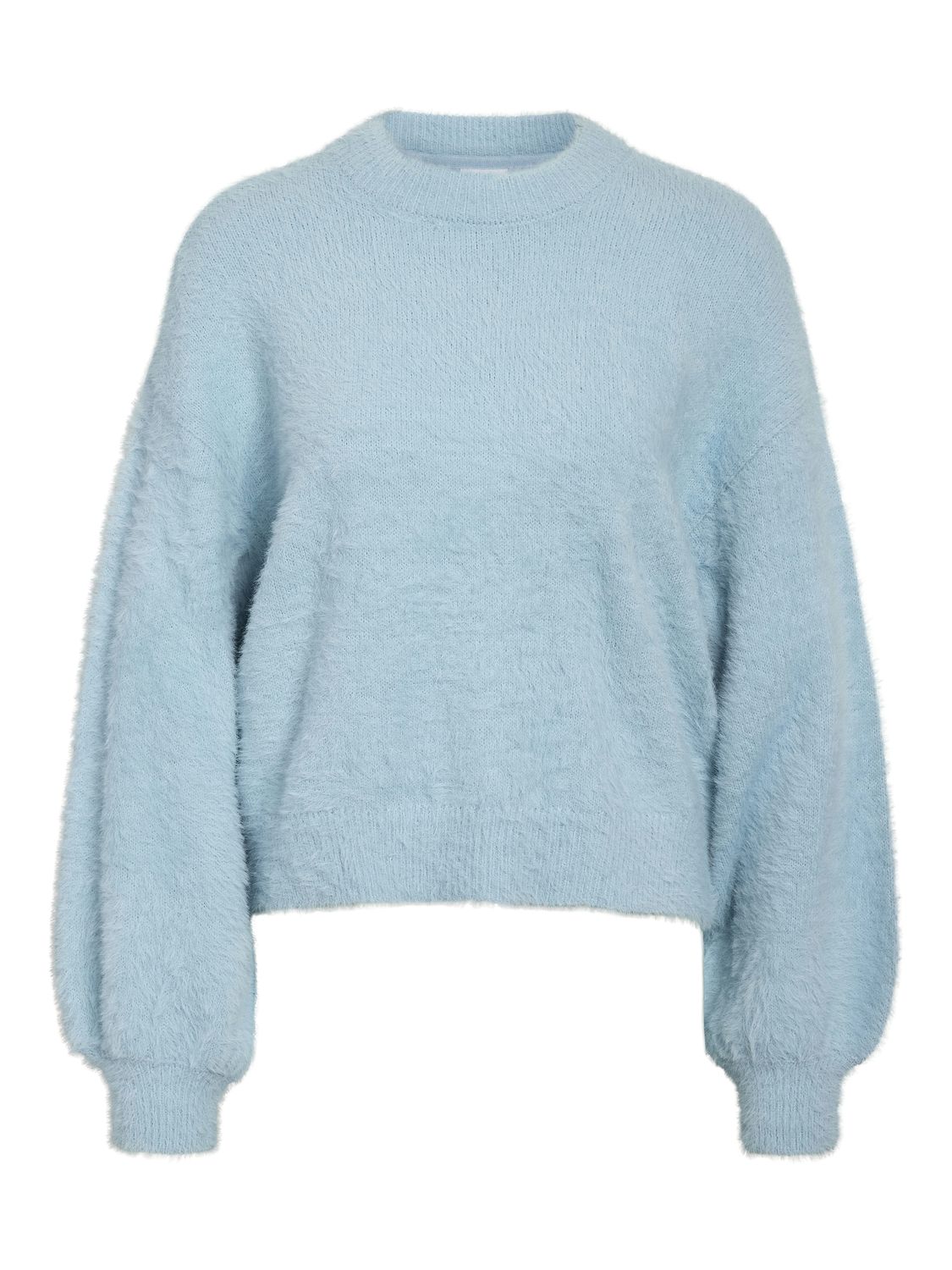 Noisy May NMHEIDI CHARLOTT L/S O-NECK KNIT Sky Blue 27033397