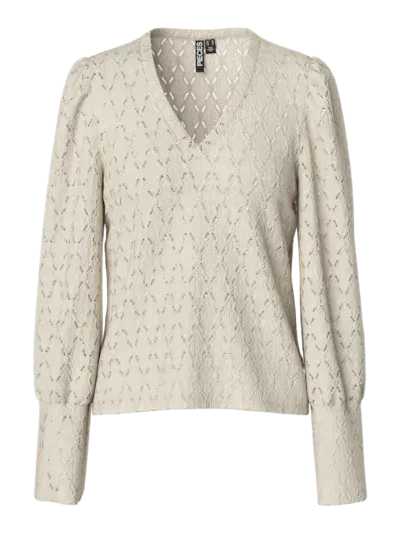 Pieces PCCHRISTY NEW LS TOP JRS NOOS BC Birch 17120347