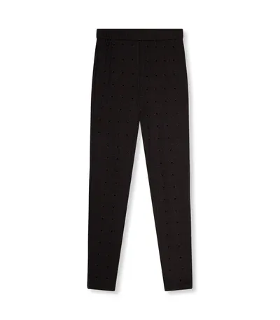 Refined Department Tight fit legging met strass Black R2411159603