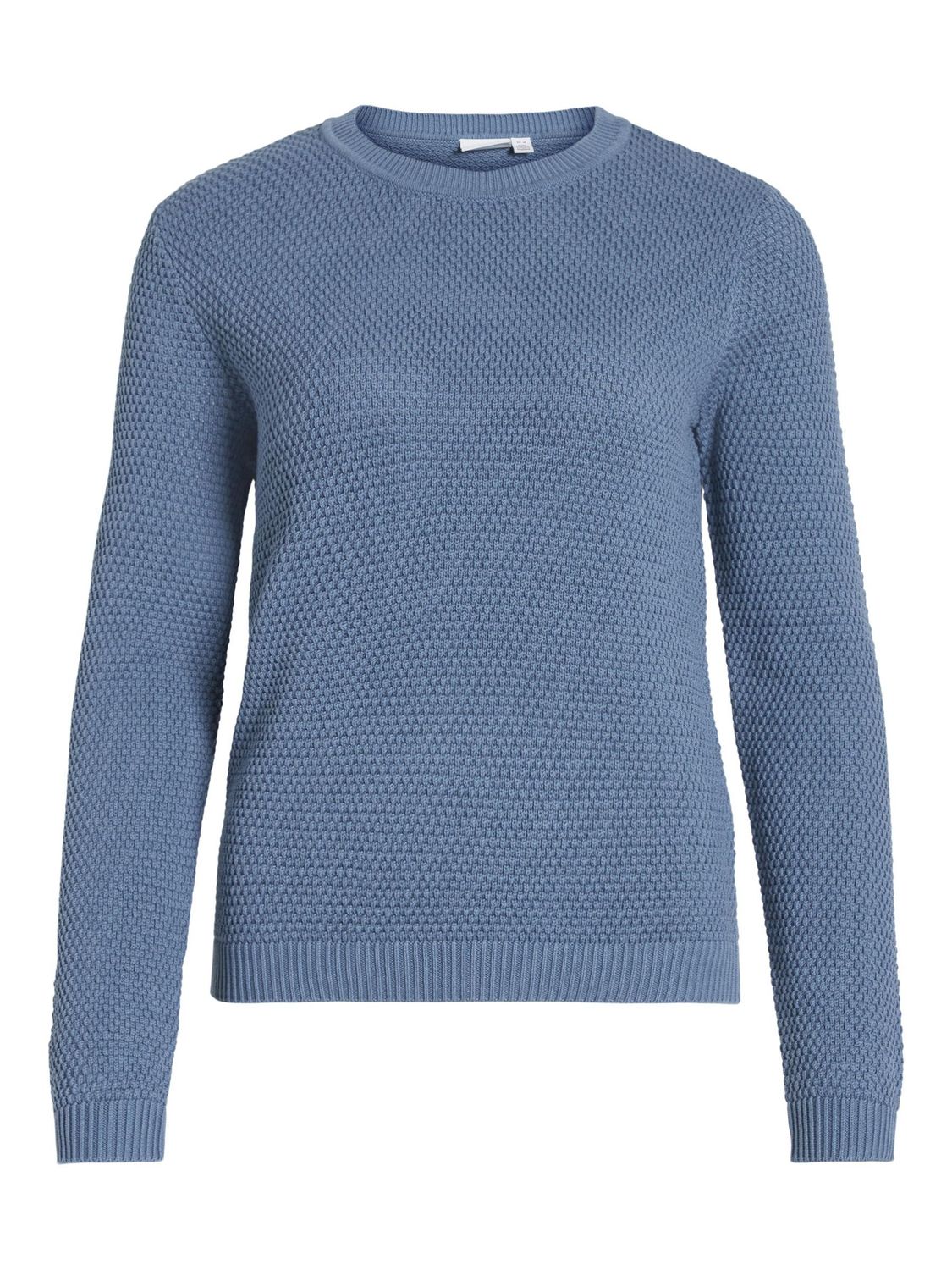 Vila VIDALO O-NECK L/S KNIT TOP- NOOS Blissful Blue 14082767