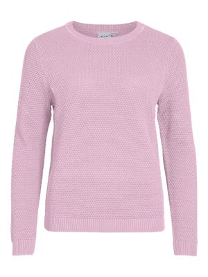 Vila VIDALO O-NECK L/S KNIT TOP- NOOS Winsome Orchid 14082767