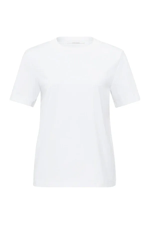 YaYa Round neck T-shirt PURE WHITE 01-719057-501