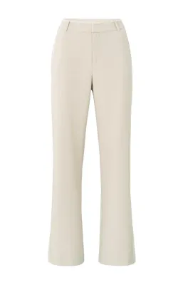 YaYa Woven wide leg trousers with c PUMICE STONE SAND 01-301171-501