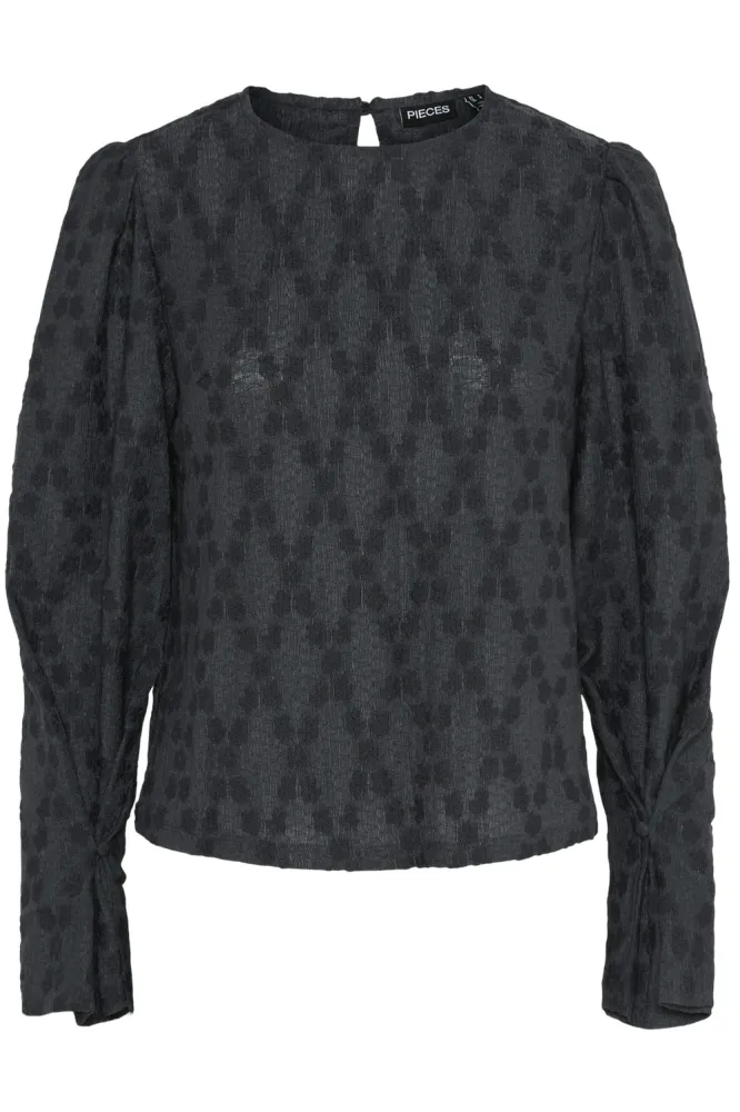 Pieces PCSOLANA LS TOP JRS Ombre Blue 17156162