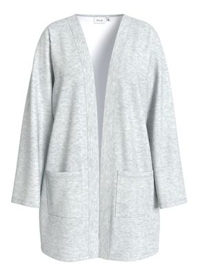 Vila VISIFFI L/S CARDIGAN/LC Light Grey Melange 14108102