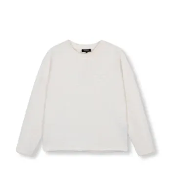 Refined Department ladies kinnted oversized cropped swe creamy white R2412891618