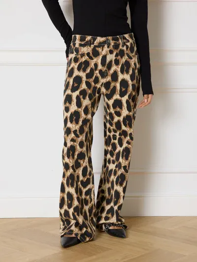Refined Department Wide leg jeans Sunny 850 Leopard R2412175633