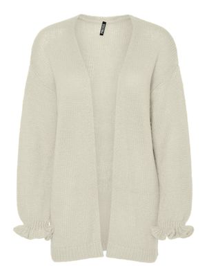 Pieces PCALLIE LS V-NECK KNIT CARDIGAN D2D Birch 17159272