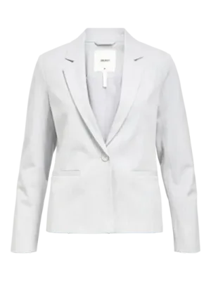 Object OBJLISA L/S BUTTON BLAZER NOOS Light Grey Melange 23043420