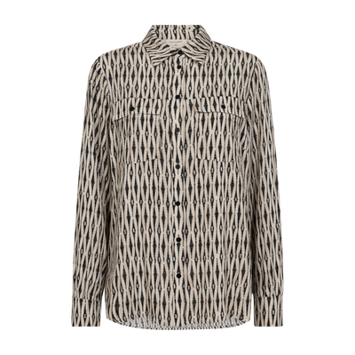 Freequent FQADNEY-SHIRT Moonbeam w. Black 206016