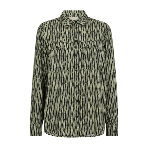 Freequent FQADNEY-SHIRT Deep Lichen Green w. Black 206016