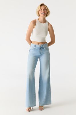 Cup Of Joe Denim wide leg Light Blue Hazel