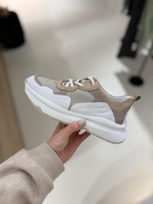 Babouche Lifestyle sneaker taupe taupe Zahra-1