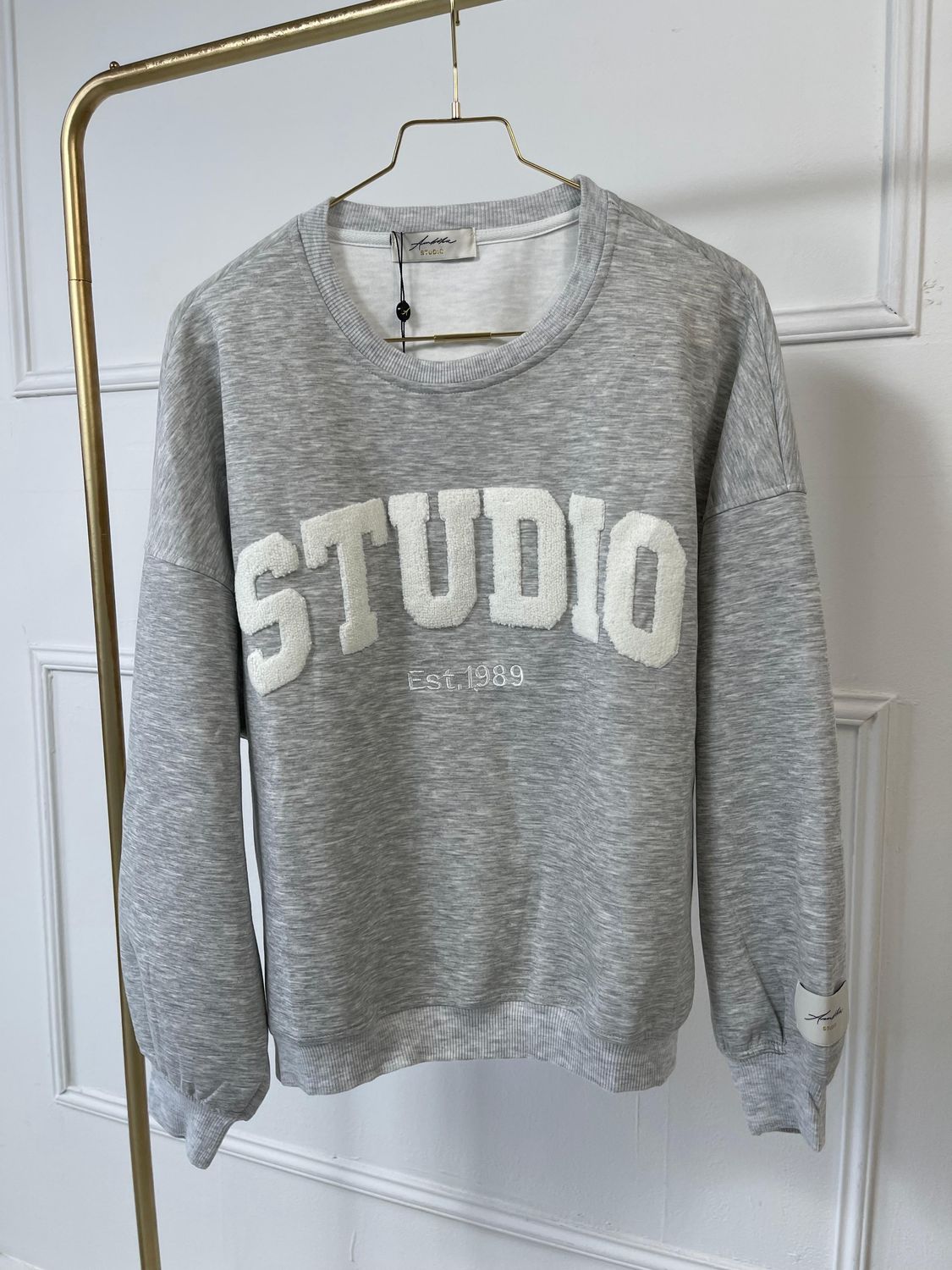 Ambika sweater Grijs Studio sweater