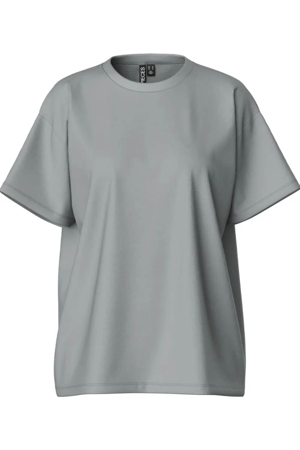 Pieces PCSKYLAR SS OVERSIZED TEE JRS NOOS Ultimate Grey 17146654