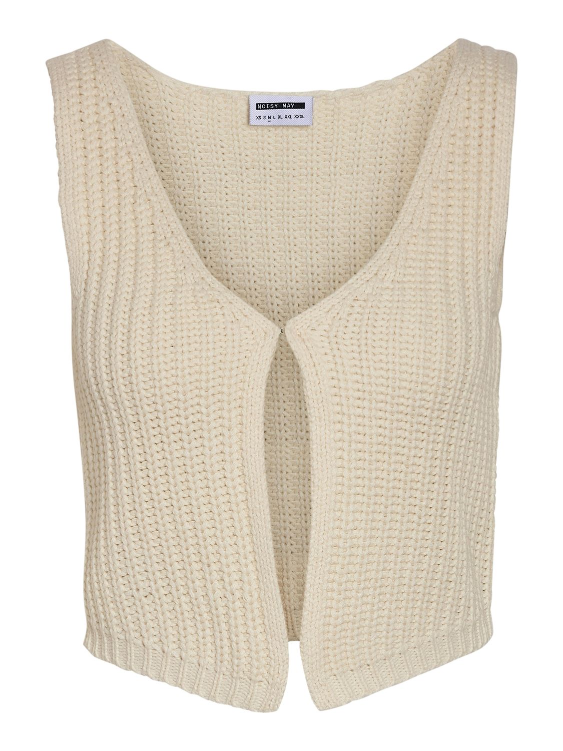 Noisy May NMNOEL S/L V-NECK KNIT VEST Birch 27033972