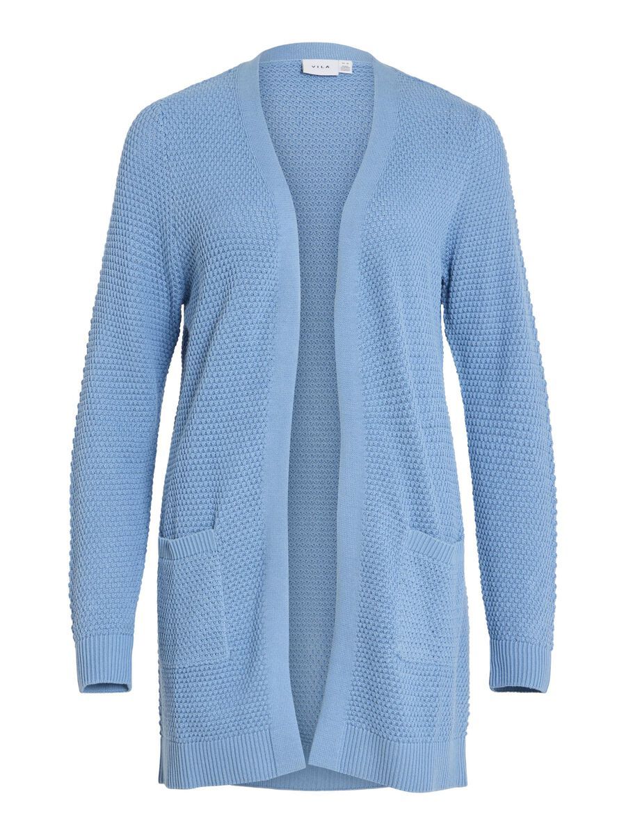 Vila VIDALO L/S KNIT CARDIGAN- NOOS Blissful Blue 14097125