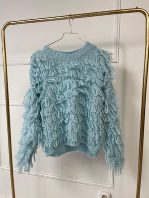 Ambika trui lus blauw 30872