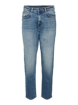 Noisy May NMMONI HW STRAGHT ANK JEANS AZ221DB: Dark Blue Denim 27022745