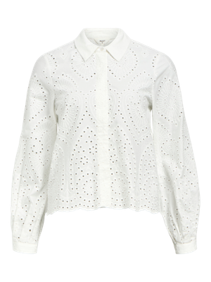 Object OBJBITTEN L/S RE SHIRT NOOS Cloud Dancer 23045717